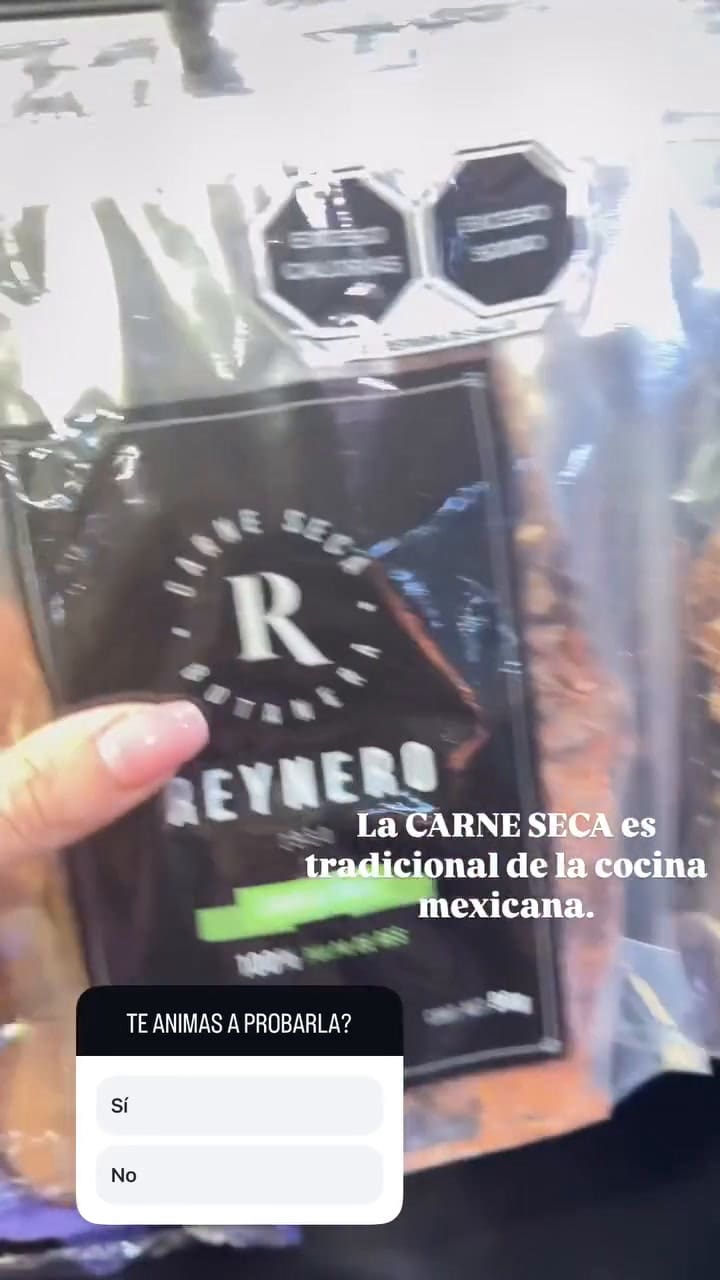 Evangelina Anderson mostró algunas comidas típicas de México