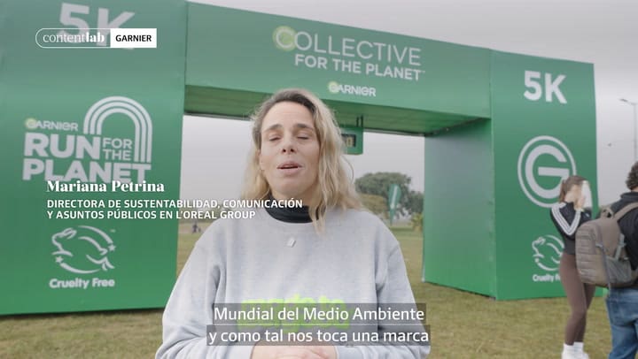 Marina Petrina, directora de Sustentabilidad, Comunicación y Asuntos Públicos en L’Oréal Groupe, explica la iniciativa Collective for the Planet.