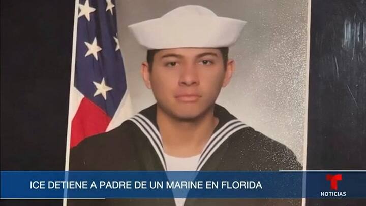 Avanza el ICE en Florida: tiene más de 20 años en EE.UU. y es oficial de la Marina, pero migraciones detuvo a su padre