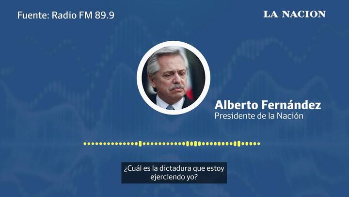 Alberto sobre las acusaciones de que 'es un dictador'