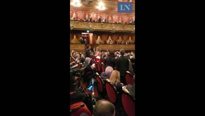 Así se vieron la platea y las gradas del Colón