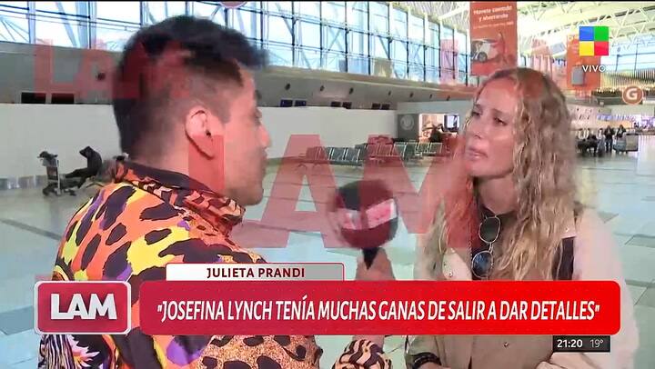 Julieta Prandi le respondió a Juan Alberto Mateyko