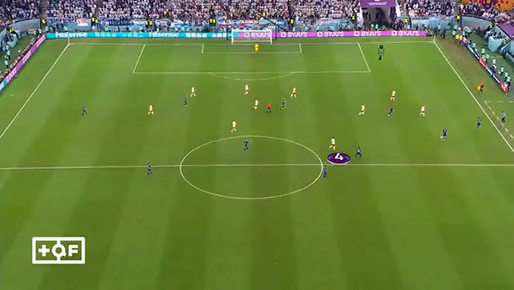 El festival de toques para el segundo gol de Argentina ante Polonia