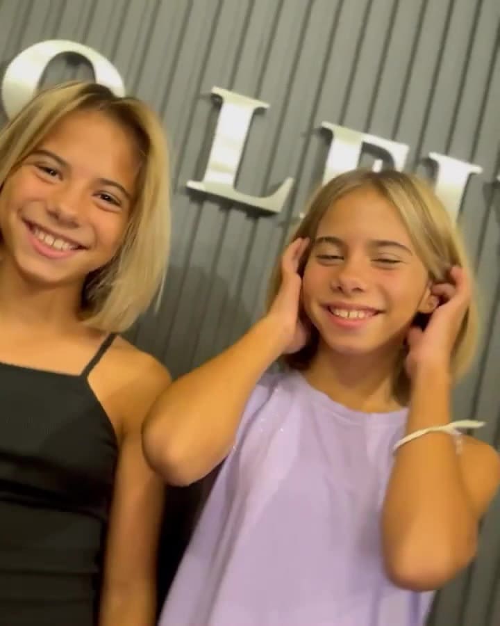 Cinthia Fernández mostró el cambio de look de sus hijas