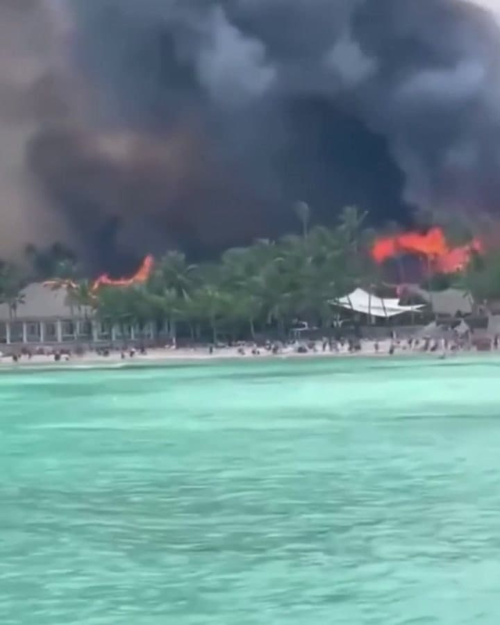 El incendio en el hotel