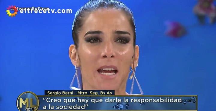 Juana VIale hizo callar a uno de sus invitados