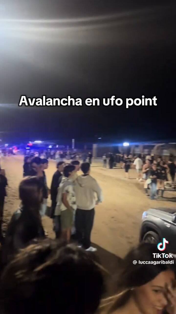Jóvenes organizan avalanchas en UFO, Pinamar