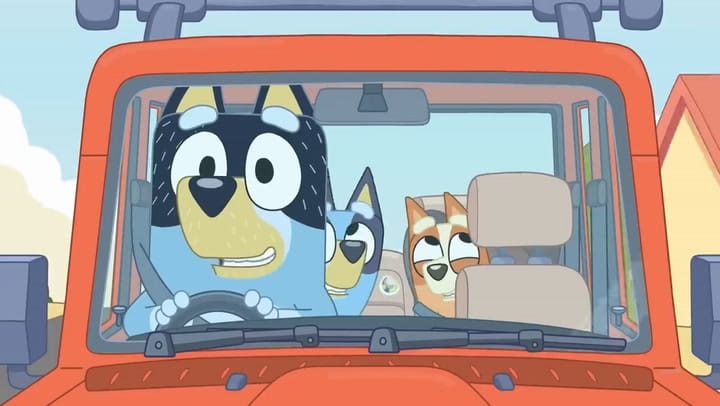 El trailer de Bluey: el cartel