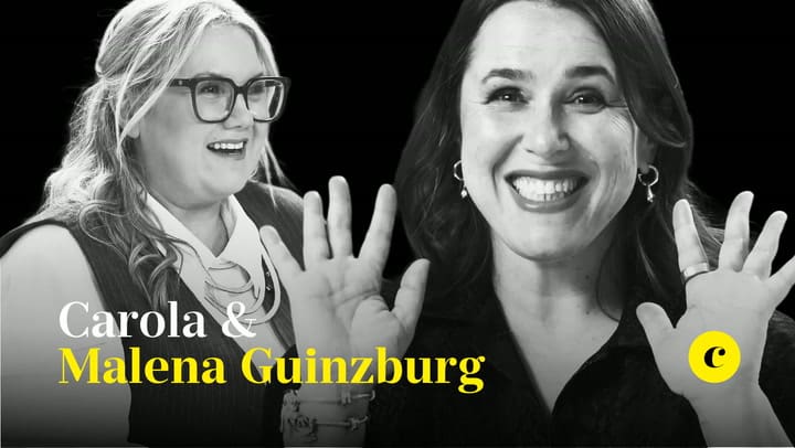 Malena Guinzburg con Carola Gil