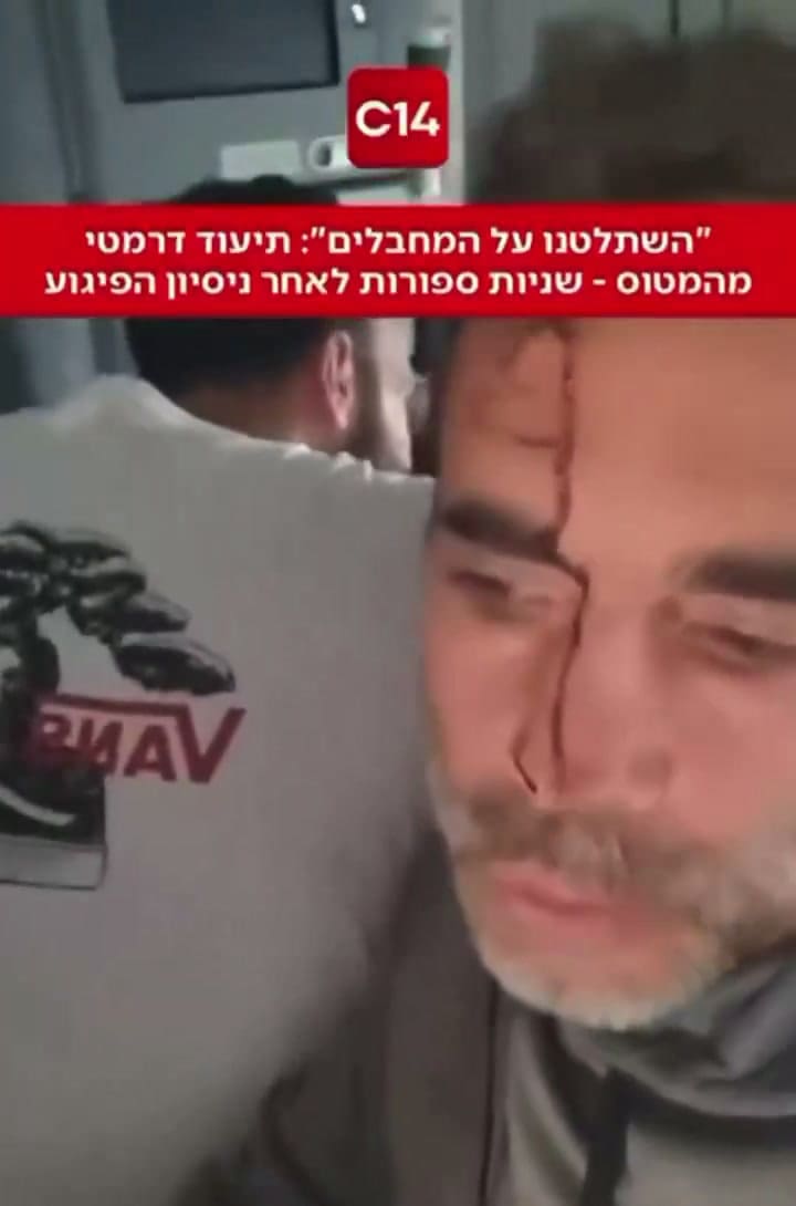 Un pasajero israelí grabó un video y dijo que se neutralizó a "terroristas"
