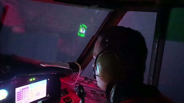 El operativo aéreo de Prefectura