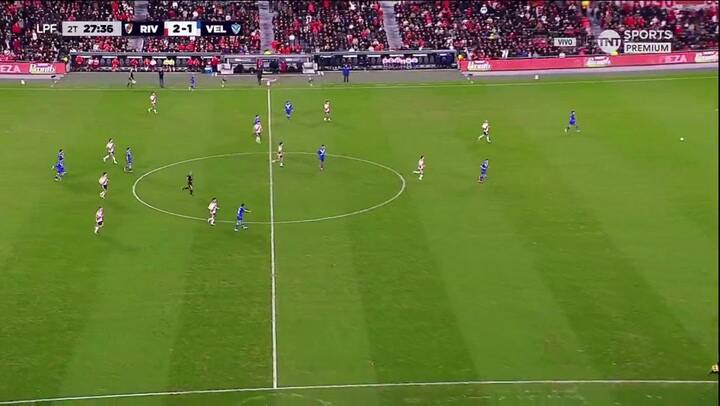 Se escuchó un cántico en contra de Claudio Tapia en la cancha de River
