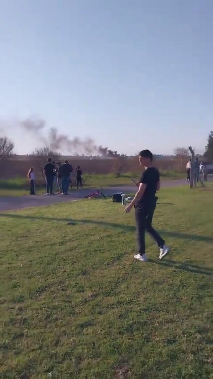 Una avioneta se cayó y se prendió fuego en Córdoba