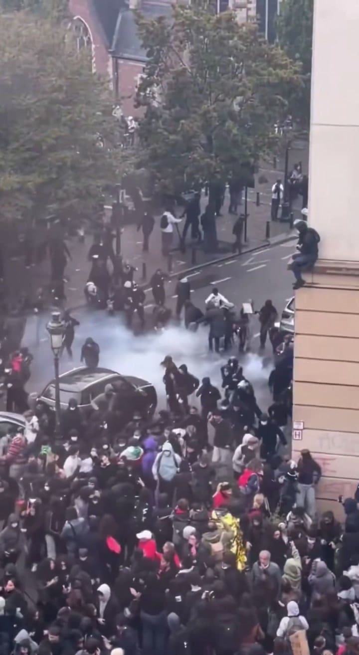 Protestas en Bélgica