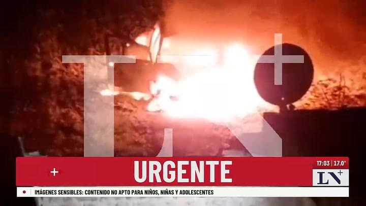 Triple crimen: asi incendiaban la camioneta en la que trasladaron a las jovenes asesinadas
