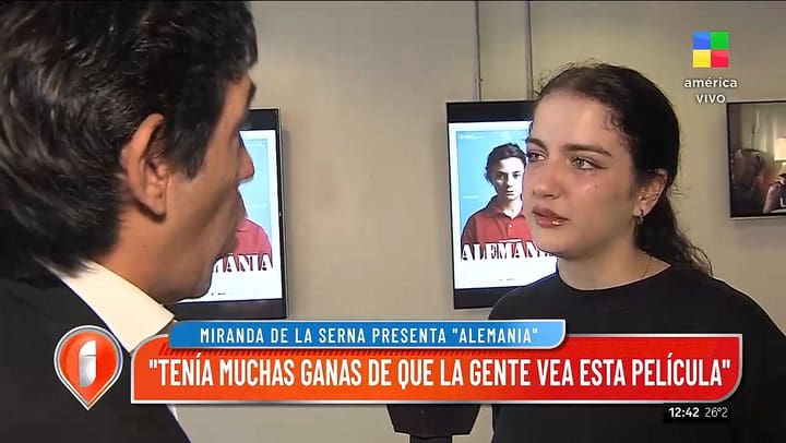 Miranda, la hija actriz de Rodrigo de la Serna y Erica Rivas