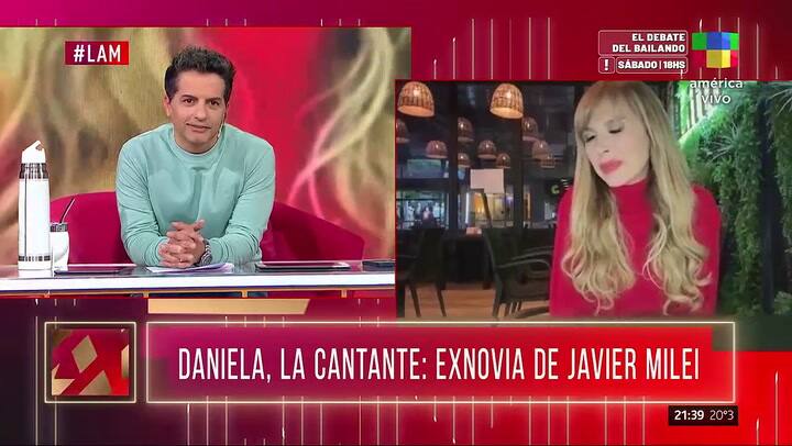 Daniela, la exnovia de Javier Milei habló de su relación con el candidato