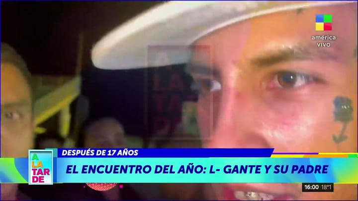 El reencuentro de L-Gante y su padre