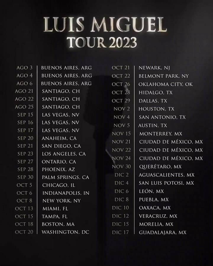 Lusi Miguel anunció su gria de conciertos para 2023