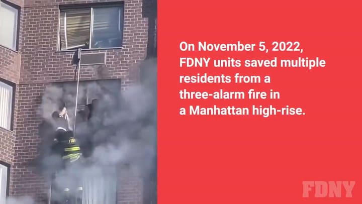 El cuerpo de bomberos de Nueva York tuvo que desalojar un edificio tras la explosión de una batería