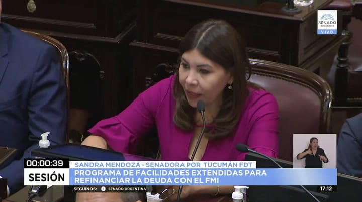 Una senadora del Frente de Todos se confundió al citar una popular frase