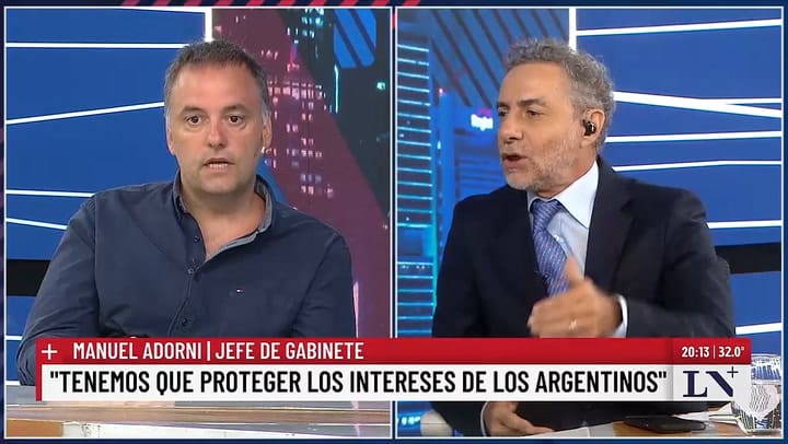 Adorni en LN+
