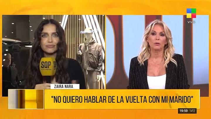 Zaira Nara se sinceró sobre su reconciliación con Jakob Von Plessen