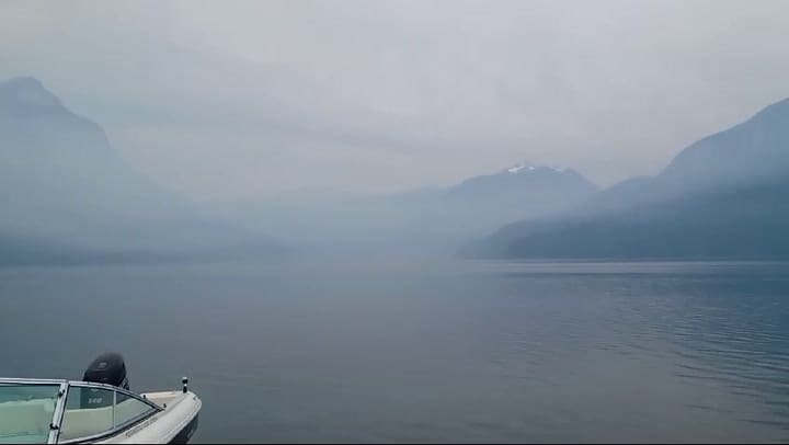Incendio en Arroyo Cretón (Nahuel Huapi)