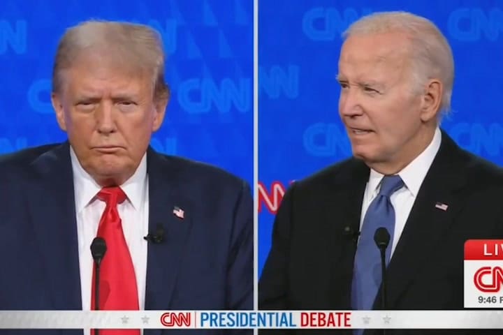 Los errores y confusiones de Biden en el debate con Trump