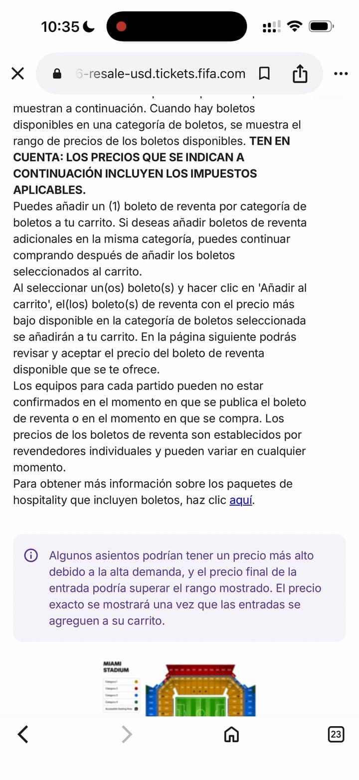 Instructivo para comprar entradas en fifa.com