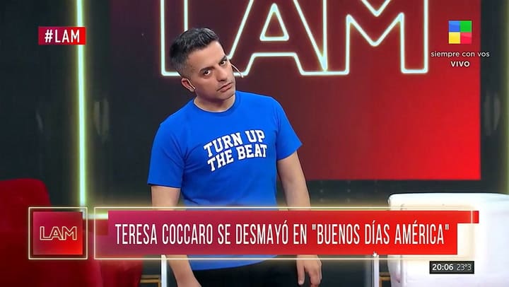 La nutricionista que se desmayó en vivo contó que se siente bien.