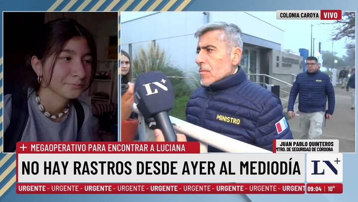 Juan Pablo Quinteros: "Estamos buscando en la zona rural"