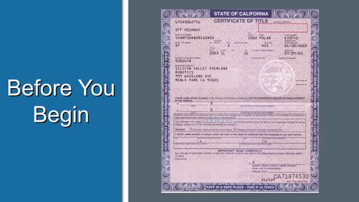 Cómo realizar el cambio de título de auto según el DMV