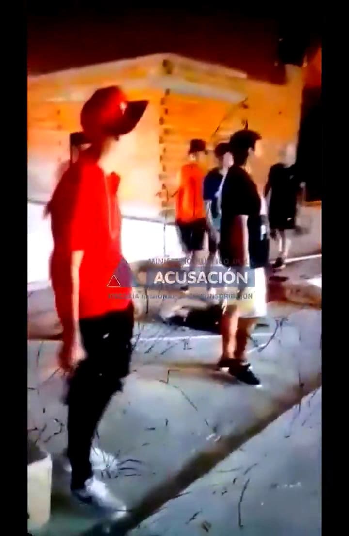 Luciano Cantero, el hijo del Pájaro, armado y a los tiros