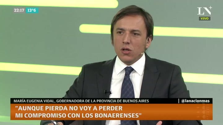 Si no me reeligen yo tendré que hacer una autocrítica', María Eugenia Vidal