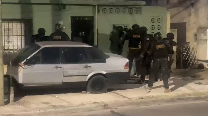 Uno de los operativos hechos por la policía bonaerense