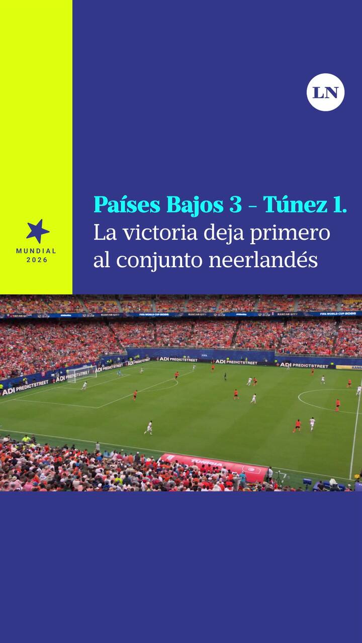 Países Bajos le ganó a Túnez y se aseguró la primera posición del grupo