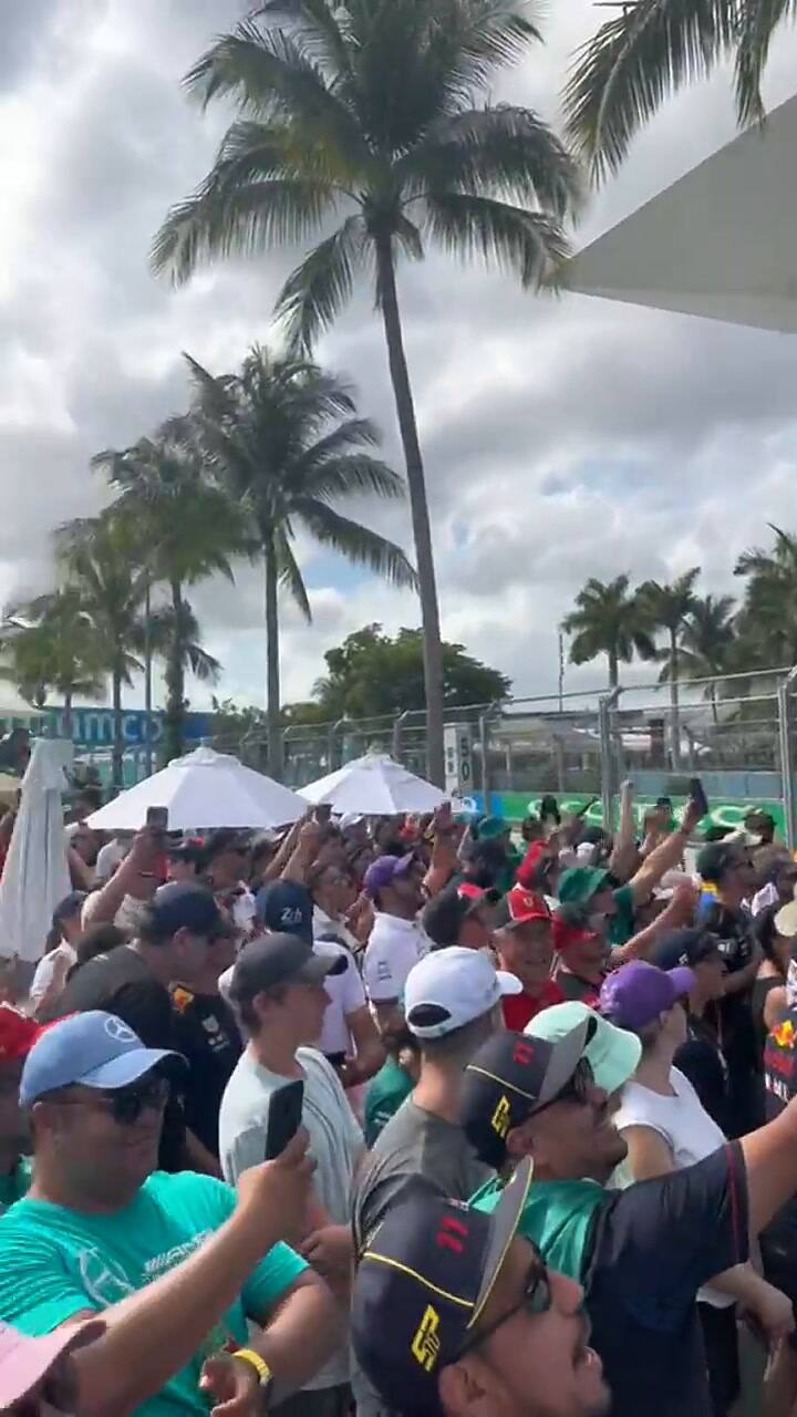 Así insultaban a Max Verstappen en Miami