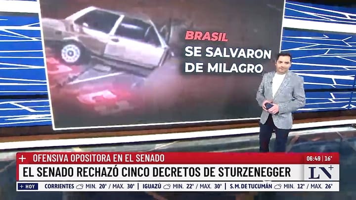 Accidente en Brasil