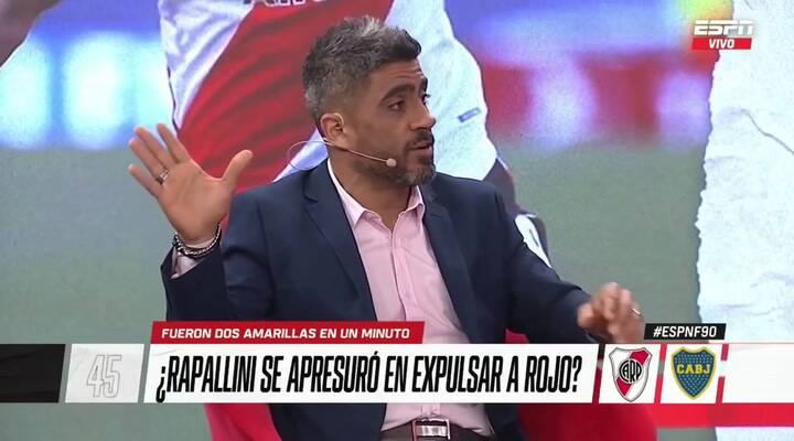Oscar Ruggeri: 'Marcos Rojo estuvo mal expulsado'