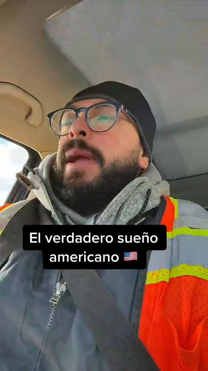 Así es el sueño americano, según un tiktoker