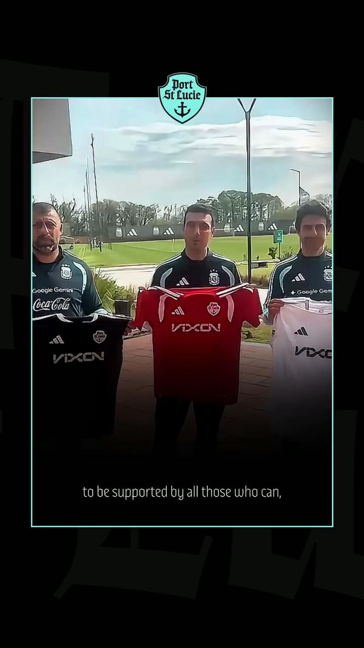 El mensaje de apoyo de Lionel Scaloni junto a su cuerpo técnico de la selección argentina