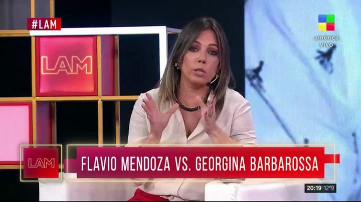 En enojo de Flavio Mendoza