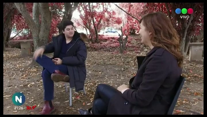 Martín, el hijo de Fito Paez y Cecilia Roth