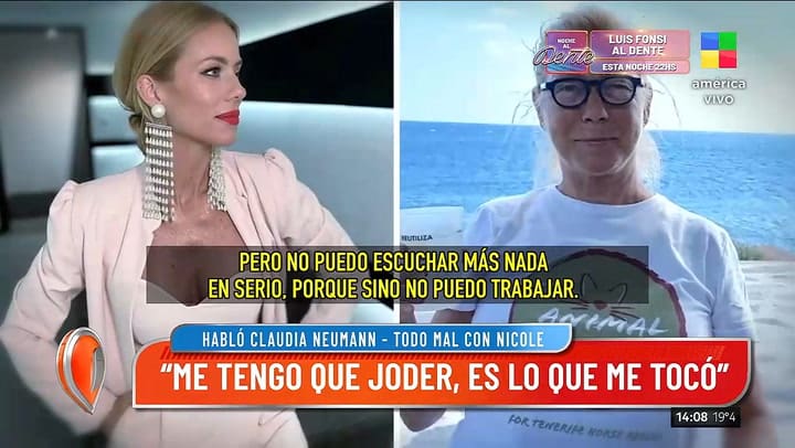 La dura respuesta de Claudia Neumann a Nicole