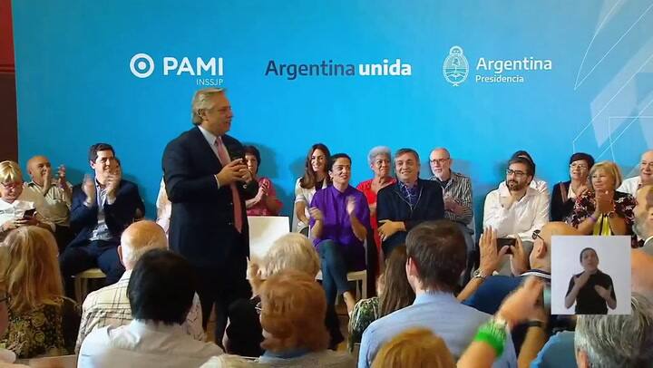 Alberto Fernández presenta un listado de 170 medicamentos gratuitos para jubilados