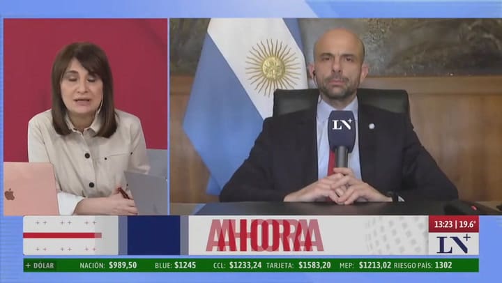 Franco Mogetta, secretario de Transporte sobre Aerolíneas:"Trabajamos por el bien de los argentinos"