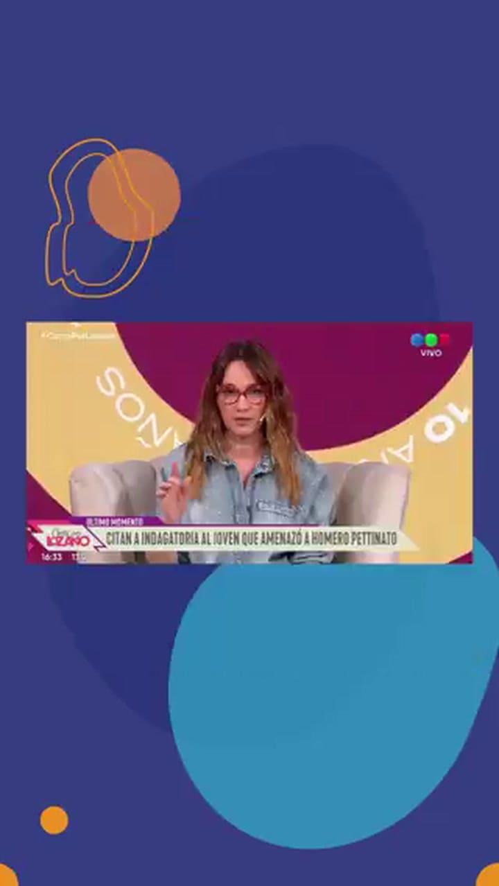 Vero Lozano apuntó contra el acosador de Evangelina Anderson en vivo: “No te acerques más porque muestro tu foto”
