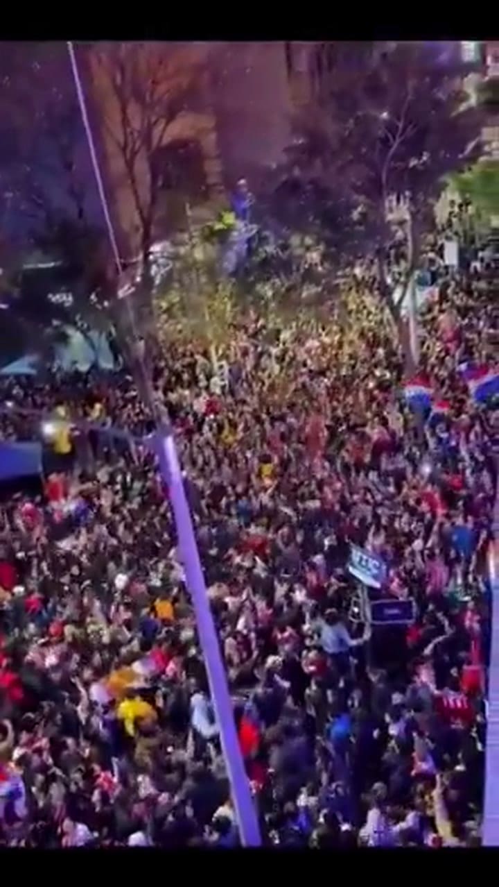 Uno de los principales puntos de encuentro fue el Panteón de los Héroes