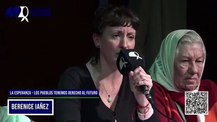 Iañez se refiere a Cristina Kirchner como "mamá" y apunta a una amenaza
